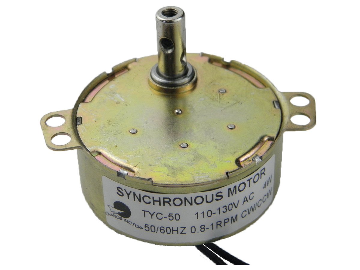 Amazon.co.jp: CHANCS 同期ギアモーター TYC50 AC 110V 1RPM CW/CCW